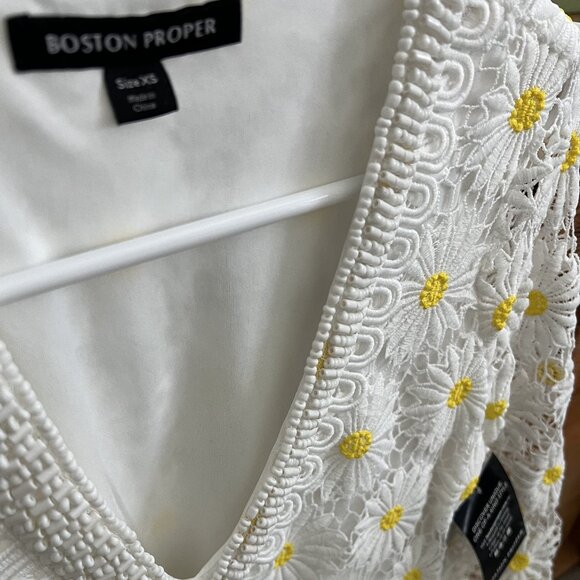 Boston Proper Beautiful Lace Tunic Dress - Picture 2 of 5